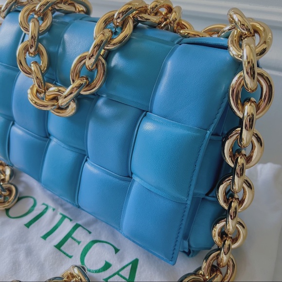 Bottega Veneta padded chain cassette- Like New - Picture 2 of 12